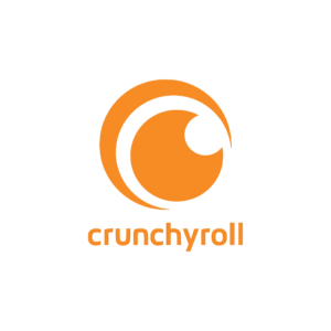 Logo de Crunchyroll mostrando icónicos personajes de Crunchyroll, animes; disponibles en ElProfeNet.