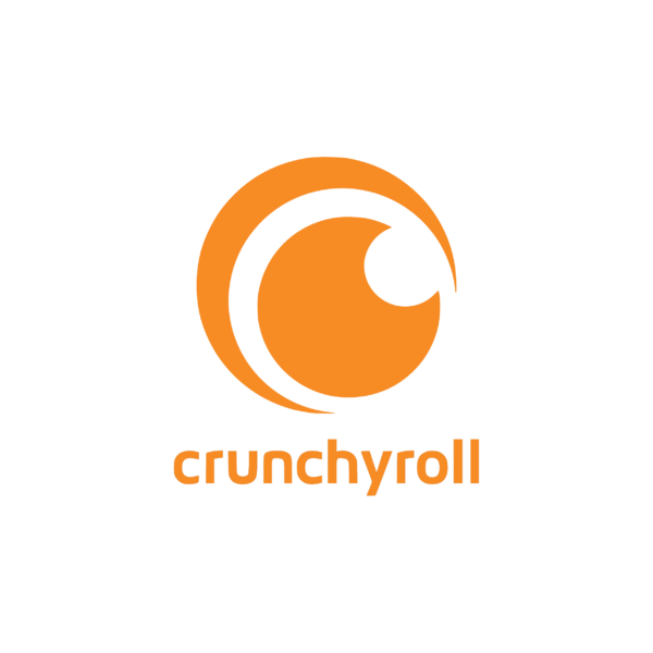 Logo de Crunchyroll mostrando icónicos personajes de Crunchyroll, animes; disponibles en ElProfeNet.